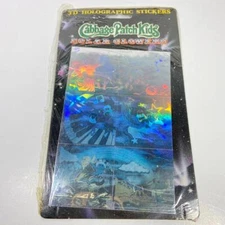 Vintage Cabbage Patch Kids CPK Solar Glowers 3-D Holographic Stickers