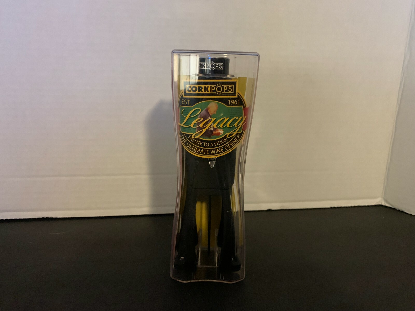 Cork Pops Legacy Wine Bottle Opener Black (12240) 709951961803 eBay