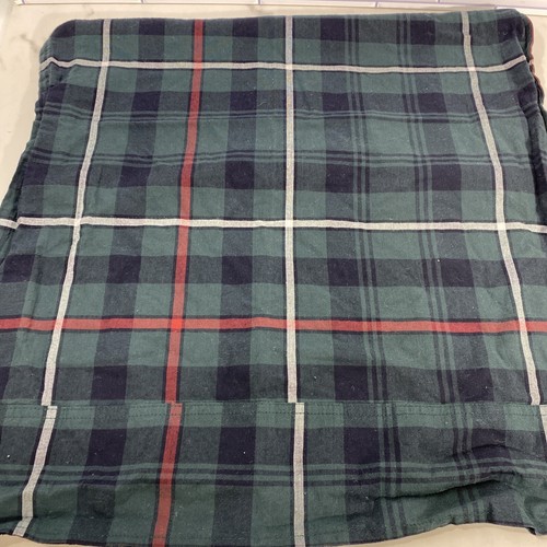 Ralph Lauren Standard Pillowcase SKATING PARTY BRADLEY TARTAN Blue Green Plaid - Afbeelding 1 van 5