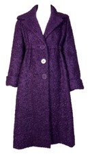 F/w 2009 Christian Dior By John Galliano Haute Couture 1960's Style Purple Coat