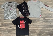 NIKE ALL-IN - Boys Clothing Lot - 2 T-Shirts 1 Long Sleeve Shirt 1 Pants