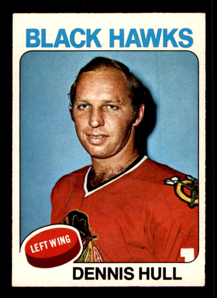 1975 OPC O-Pee-Chee Hockey #254 Dennis Hull EX *e1