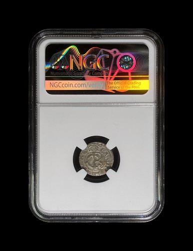 LIVONIA. 1663, 1 Solidus, Silver - NGC UNC - Carl XI, Sweden, Riga, Griffin 040 - Picture 6 of 9