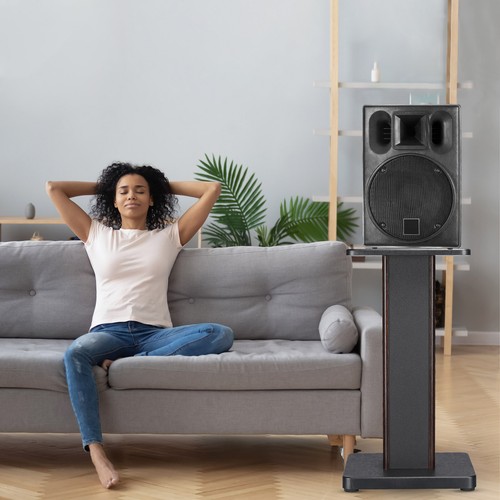 Bois Grain Enceinte Pieds 1 Paire 19.7 pouce 50cm Universel Haut-parleur Théâtre - Photo 5/7