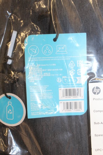 HP Prelude Pro 39,6 cm 15,6 Zoll NotebookRucksack Grau Neu Rechnung MwSt - Bild 2 von 3