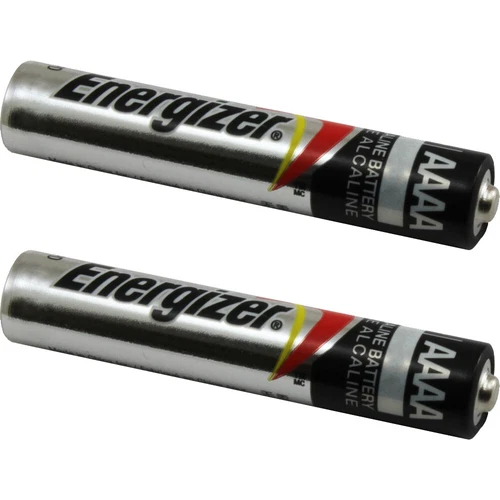 2 Energizer AAAA EN96 Alkaline Batteries for Streamlight Stylus Lights