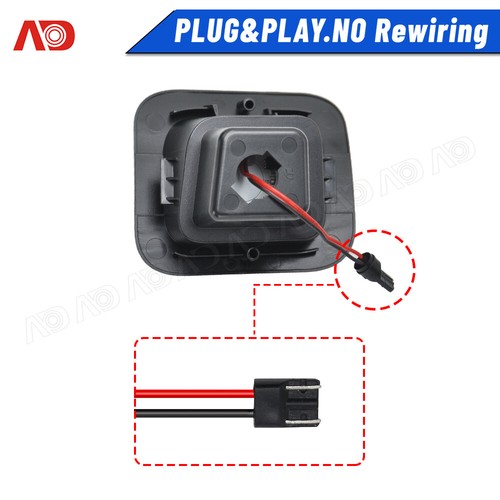 2PCS LED License Plate Light Bumper Lamp For 2003-2023 Dodge Ram 1500 2500 3500 - Picture 4 of 11