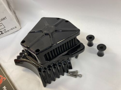 Harley PM Performance Machine gloss black 08-up air cleaner filter cover - Picture 3 of 4