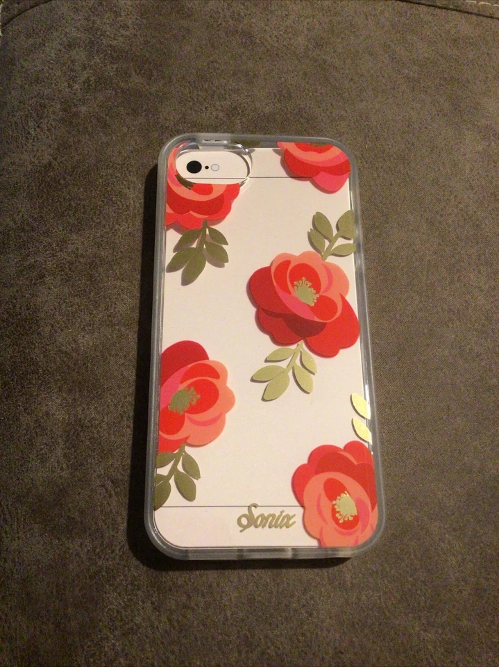 Funda protectora transparente Sonix para Apple iPhone 5 5S SE - Rosalie Roses Foto 4 de 4