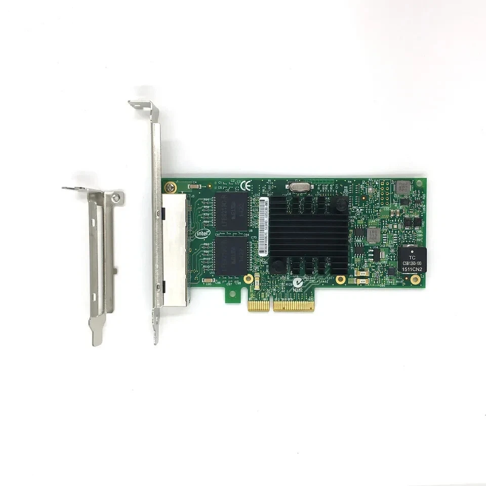 IBM 49Y4242 49Y4241 Intel I340-T4 Quad Port Ethernet Gigabit PCI Network Adapter - Image 2 of 3