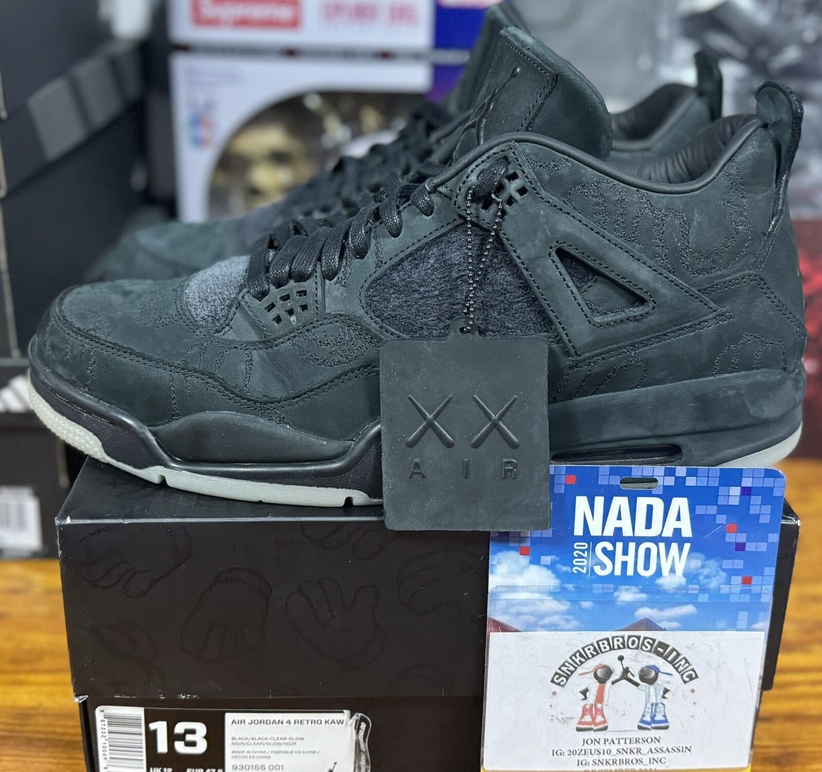 🎱Size 13 - Jordan 4 Retro x KAWS Black🎱 887232100698 | eBay 🎱Size 13 - Jordan 4 Retro x KAWS Black🎱 887232100698 | eBay
