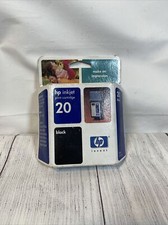 HP 20 Black Ink Jet Cartridge Exp 06/2005 Sealed