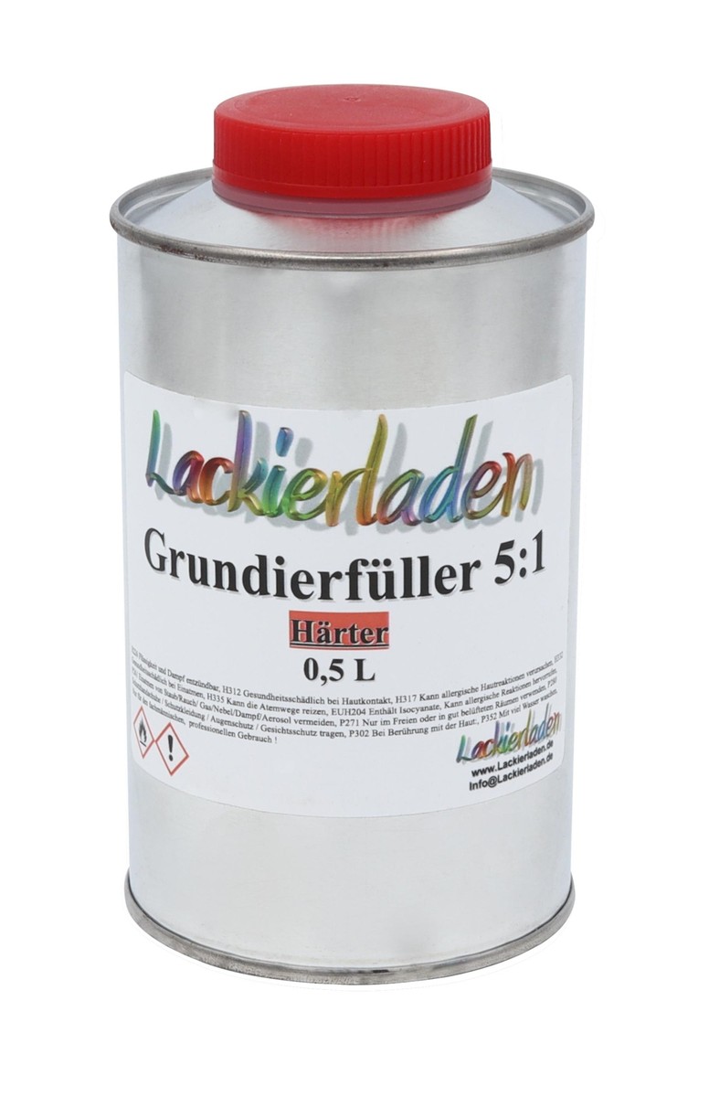 2k Epoxy Grundierfüller 3 Kg STC 2K EP Grundierung Epoxy 5:1 RAL 3020 Verkehrsrot Set Inkl. Härter Tristarcolor Grundierung