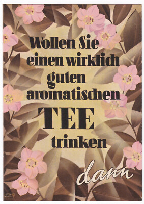 Prospekt 1932 Meßmer-Tee Frankfurt am Main Messmer aromatischer Tee Sleepwell