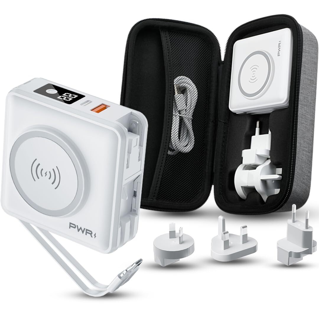 PWR Travel PRO 20W USB-C 5-in-1 Power Bank with Protective Case