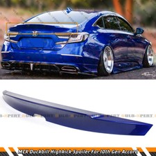 For 2018-2022 Honda Accord Painted Still Night Pearl Blue Duckbill Trunk Spoiler