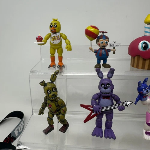 Five Nights At Freddys Action Figure HUGE LOT Mini Figures Wallet Bag Funko Set - Picture 2 of 24