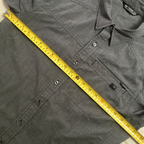 Arcteryx Frontera Button Up Shirt Short Sleeve Travel Hiking Casual Dress Top M - 第 2/11 張圖片