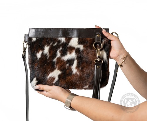 Cowhide Crossbody Purse - Handbag