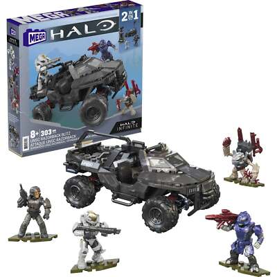 MEGA: Halo UNSC Razorback Blitz - 302 Piece Building Set [Incl. 4 Figures] NEW