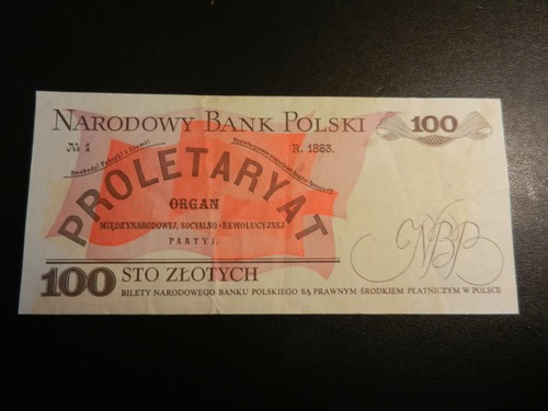 1988 *Polonia* billete de 100 zlotys casi sin circular. - Imagen 2 de 2