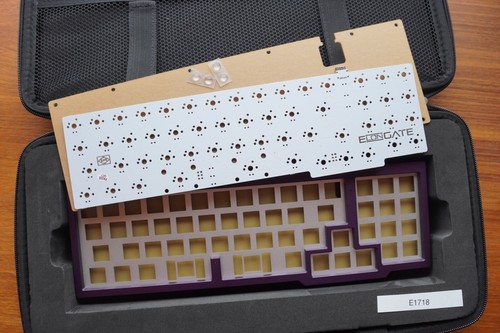 Elongate Custom Mechanical Keyboard Kit, Purple/Plum, Mini 1800, VIA/QMK (E1718)