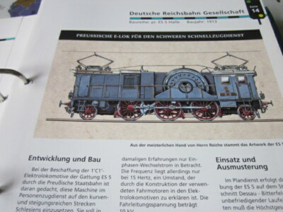 Lokaufriss DRG 14 pr. ES 5 Halle KPEV 1912 Dessau Bitterfeld