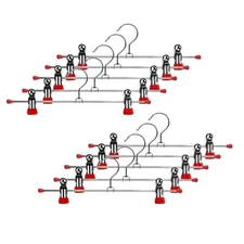 by Reston Lloyd Non-Slip Space-Saving Clothes Hanger For Pants & Skirts with ...