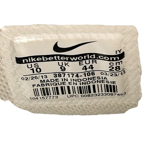 Nike Mens Ruckus Mid 387174-106 White/Black Panda Shoes Sneakers Size 10 EUC - Picture 11 of 14