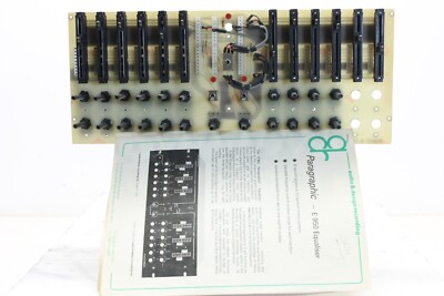 Audio & Design Recording ADR Paragraphic - E 950 Equaliser with Schematics