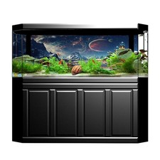 One-sided background aquarium poster