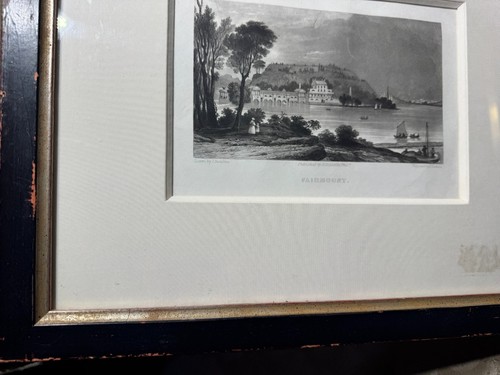 Antique J Hamilton/J Sartain "Fairmont, Philadelphia" Engraving - Framed - Picture 6 of 15