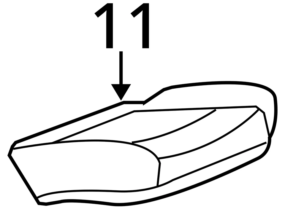 GMC ACADIA LIMITED 2013-2017 CVR ASM-R/asiento Cush, Titan 22958216 nuevo OEM Foto 3 de 3