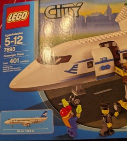 LEGO City 7893 Passenger Plane Sealed Box Rare Collectors Aircraft Airport New!
