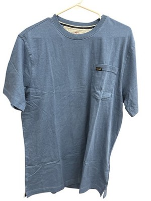 Wrangler Men's Indigo Blue Short Sleeve Pocket Tee T-Shirt US Size Large