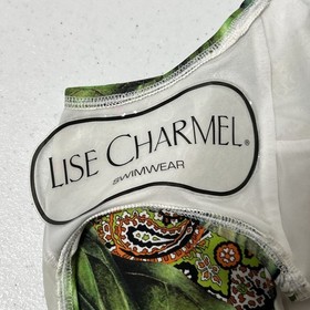 Lise Charmel Size 10E Floral Zebra One Piece Wired Tropical Swimsuit France