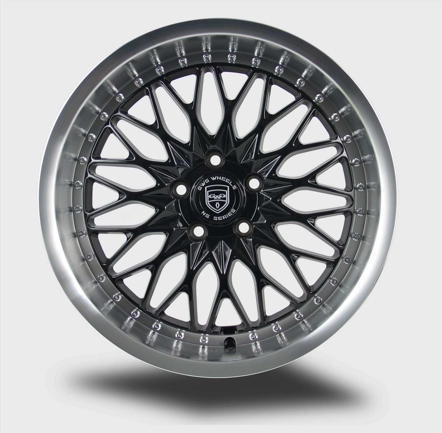 NS5 19 inch Black Chrome Rim fits ACURA NSX 2000 - 2005