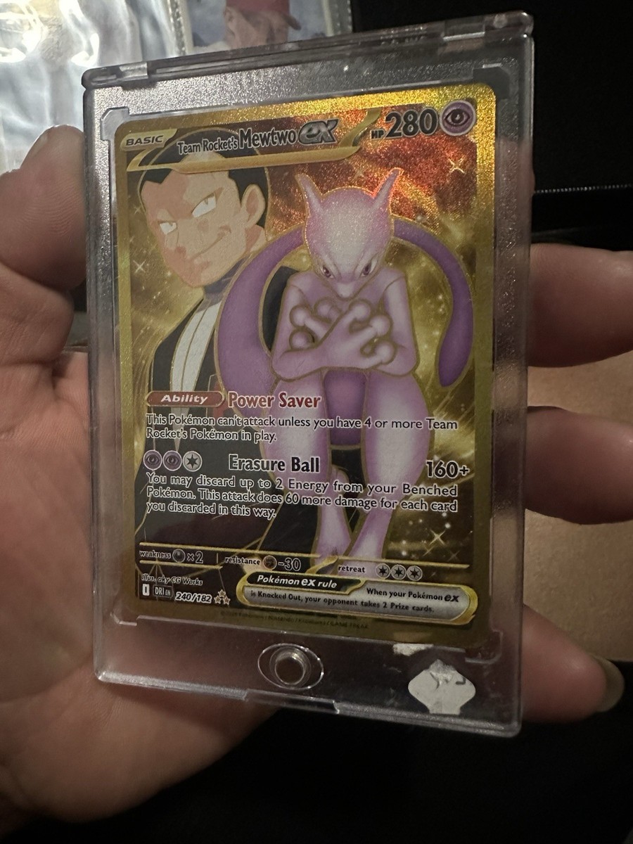 The Pokémon Company Team Rocket's Mewtwo Ex 240/182 Destined