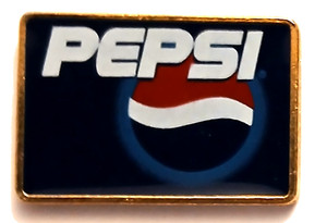 Pepsi Cola Collectibles Pepsi Pins Pepsi Cola Pin RARE SCARCE COLOR LOGO SQ  Pin