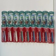 9 Colgate 360 Whole Mouth Clean Full Head Toothbrush Medium NEW SEALED