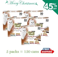 5 Packs - Fancy Feast Gravy Lovers Poultry & Beef Feast Variety Pack, 3oz