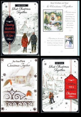 YOUR FIRST CHRISTMAS TOGETHER KARTE Qualität 1., Designwahl Paar