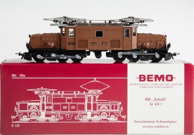 Bemo 1255 135, Ge 6/6 415 der RhB, Rhätisches Krokodil, H0m , DC-Schnittstelle