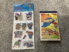 Norfin Trolls 10 Puffy Stick-Ons Stickers Vintage 1992 New n package  & note pad — photo 1