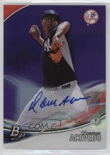 2016 Bowman Platinum Top Prospects Purple /150 Domingo Acevedo #TPA-DA Auto q9p
