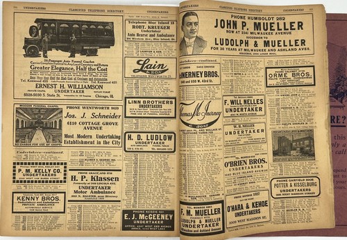 CHICAGO CLASSIFIED TELEPHONE DIRECTORY THE RED BOOK JANUARY 1916 - Picture 3 of 3