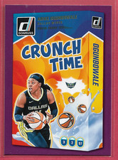 2025 WNBA Donruss Arike Ogunbowale Press Proof Purple Crunch Time #1