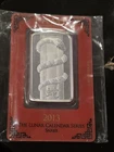 2013 PAMP Suisse Lunar Series Year of SNAKE 1 oz .999 Fine Silver in Assay