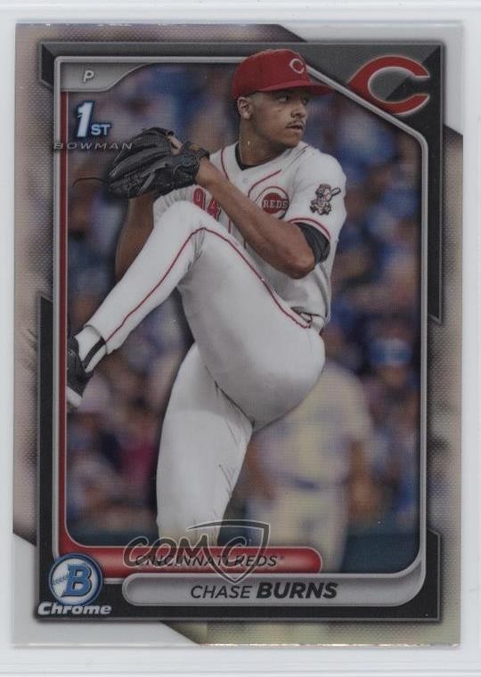2024 Bowman Draft Chrome Refractor Chase Burns #BDC-55 1sm1