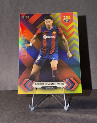 Topps 2022-23 Robert Lewandowski FC Barcelona Blaugrana #BL-3 /50